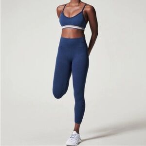 SPANX Soft Stretch Seamless Leggings in Midnight Navy